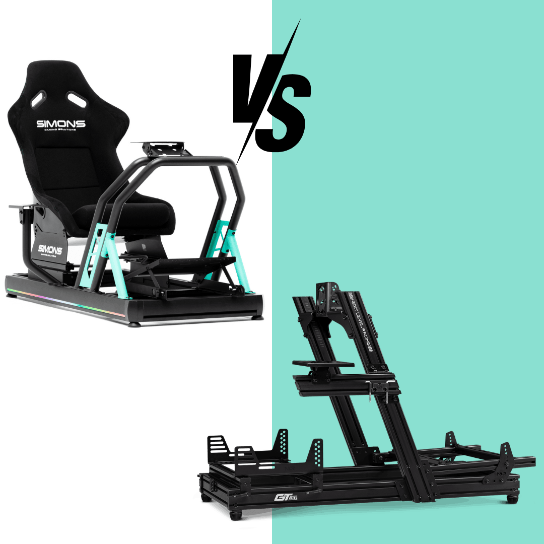 Comparing the Simons Gaming Solutions S1 Cockpit with the GTElite Front and Side Mount Edition - Simons Gaming Solutions