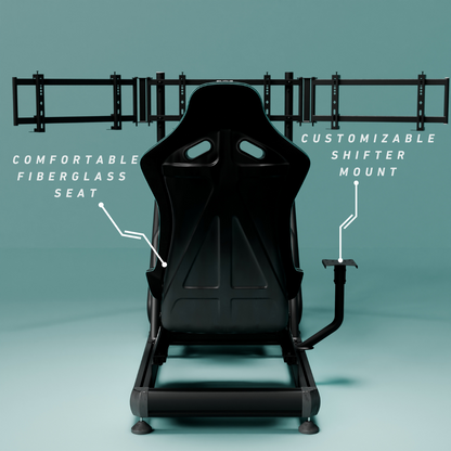 S1 Cockpit + Triple Monitor Stand